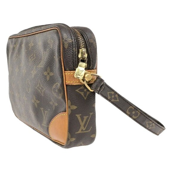 LOUIS VUITTON Marly Dragonne GM Clutch Hand Bag Monogram Brown M51825 61ED902 - Picture 4 of 16